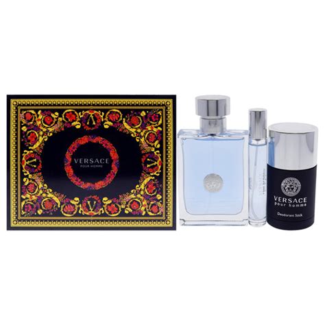 Versace Pour Homme by Versace for Men - 3 Pc Gift Set – Perfumania