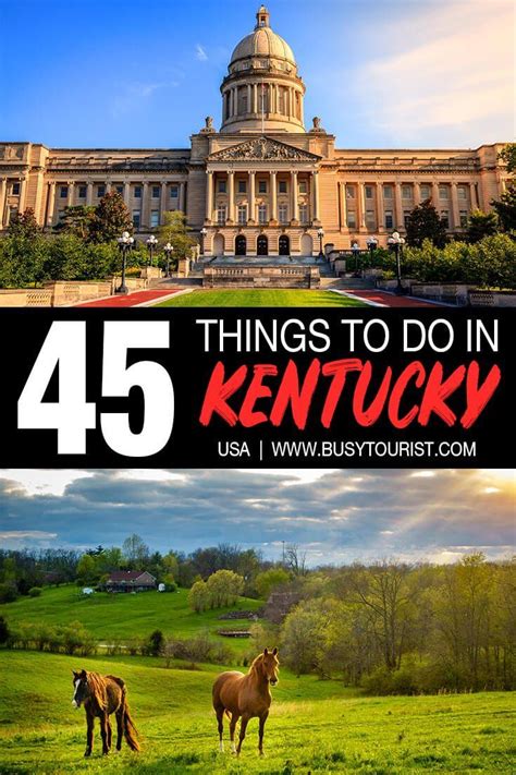 45 Best Things To Do And Places To Visit In Kentucky Kentucky Travel Places To Visit Kentucky