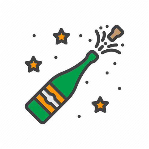 Champagne Pop Sparkling Drink Celebration Cheers Png Image