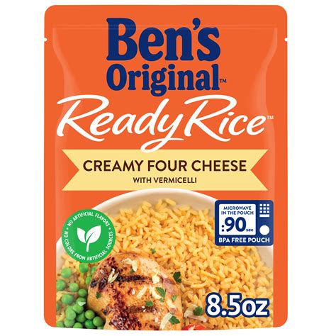 Ben's Original Ready Rice Creamy Four Cheese Flavored Rice - Shop Rice ...