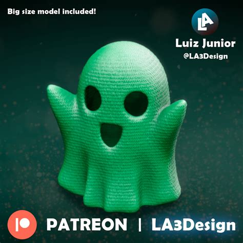 Stl File Big Ghost And Keychain 👻・3d Printer Design To Download・cults