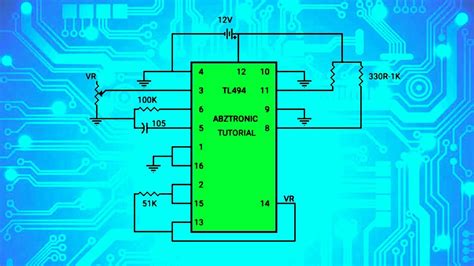 part 1:how the tl494 ic work with circuit test demonstration - YouTube