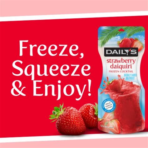 Daily S Strawberry Daiquiri Frozen Ready To Drink Cocktail Single Pouch