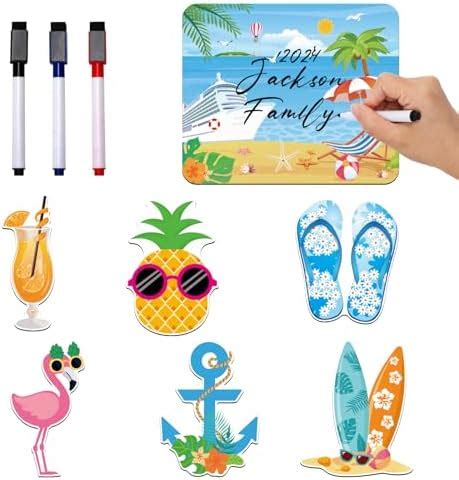 Amazon Pcs Flamingo Refrigerator Magnets Hello Summer Beach