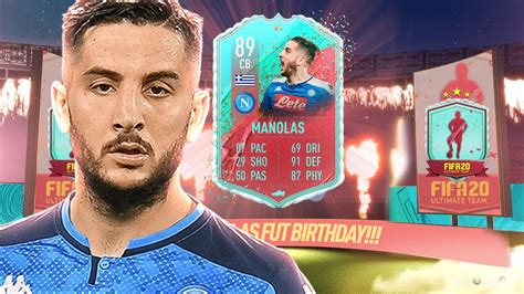 Cuidado Ao Fazer Kostas Manolas Fut Birthday Fifa Ut Youtube