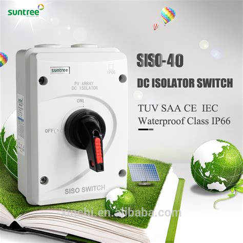 Suntree Siso 40 Solar Pv Disconnector 20a Dc 1000v Isolator Switches