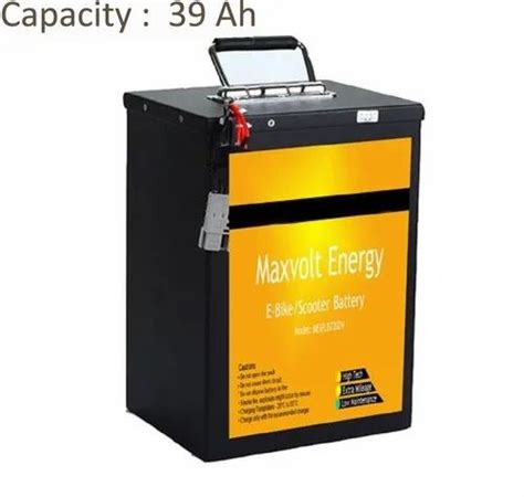 Maxvolt Energy 60 Volt 39ah E Scooter Battery At Rs 43800 In Patna Id 23053717812