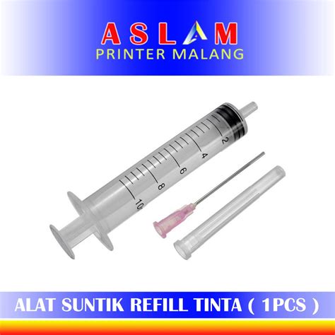 Jual Alat Suntik Suntikan Spuit Syringe 10ml Untuk Refill Isi Ulang