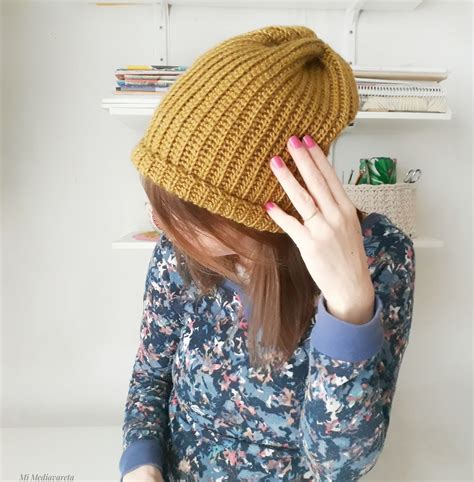 Gorro A Crochet En Punto Falso El Stico Incluye Pdf Descargable