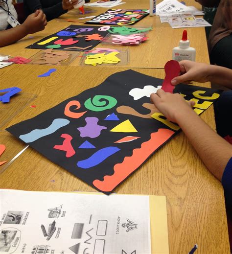 Ms. C's Artroom: Matisse Cut-Outs: Collage art lesson