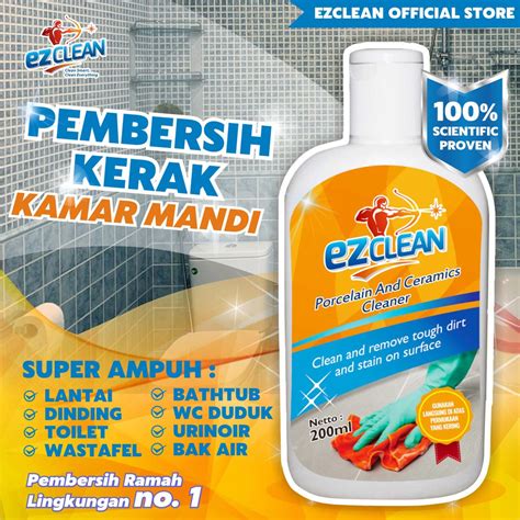 Ezclean Porcelain Cleaner Pembersih Porselen Pembersih Ubin Pembersih Kerak Pembersi Lantai