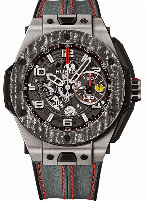 HUBLOT - Big Bang Ferrari Carbon King Gold & Big Bang Ferrari Carbon Titanium - MasterHorologer