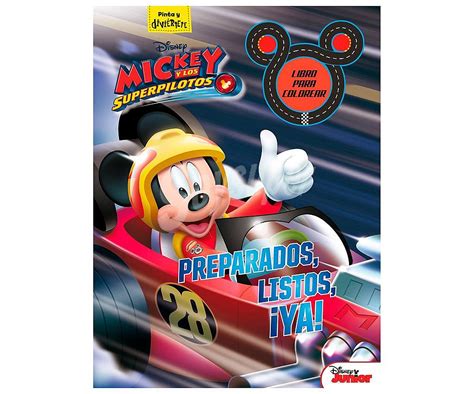 Disney Mickey Y Los Superpilotos Libro Para Colorear Preparados