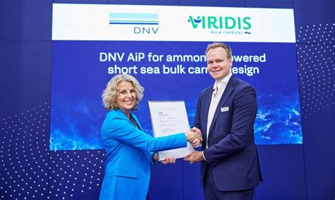 Dnv Approves Ammonia Powered Short Sea Bulk Carrier Design