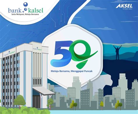 Bank Kalsel Kenalkan Logo Hut Ke Melaju Bersama Menggapai Puncak