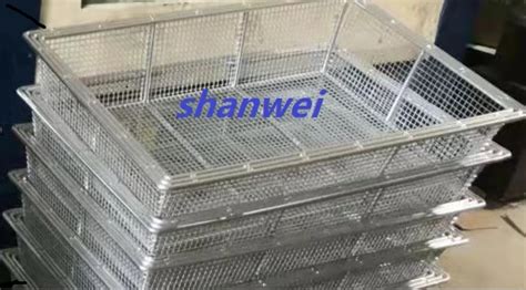 Buy Stainless Steel Basket Mesh Tray For Colding Sterilisation And