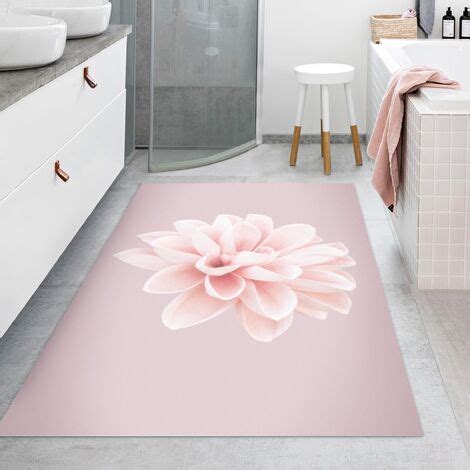 Vinyl Teppich Dahlie Blume Lavendel Rosa Wei Hochformat Gr E