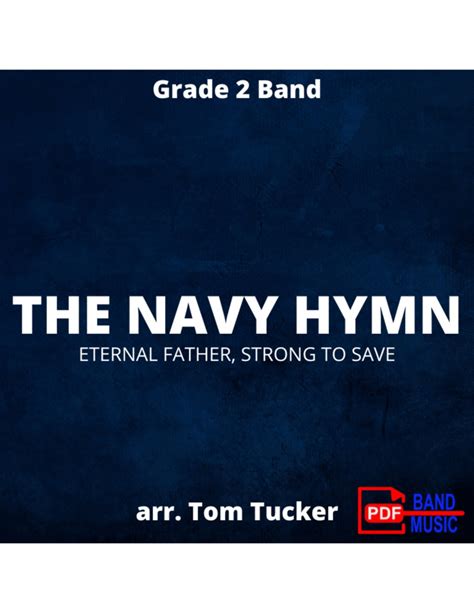 The Navy Hymn By Traditional Concert Band Digital Sheet Music