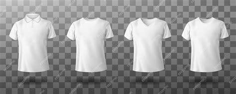 Blank V Neck T Shirt Template