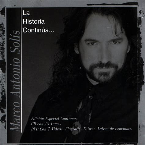 Car Tula Frontal De Marco Antonio Solis La Historia Continua Portada