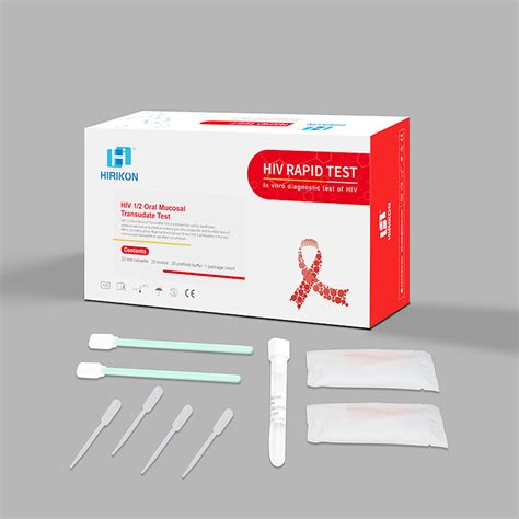 One Step Medical Diagnosis Oral Detection Hiv Saliva Rapid Test Kit