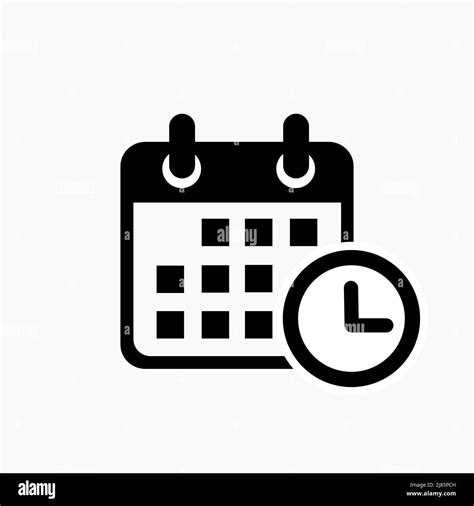 Calendar Schedule Vector Icon On White Background Stock Vector Image