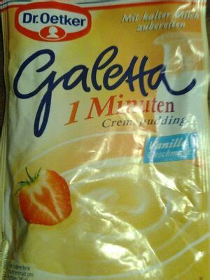 Galetta Cremepudding Vanille Geschmack Dr Oetker Pcs