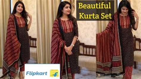 Flipkart Latest Kurta Set With Dupatta Haul Flipkart Partywear Haul