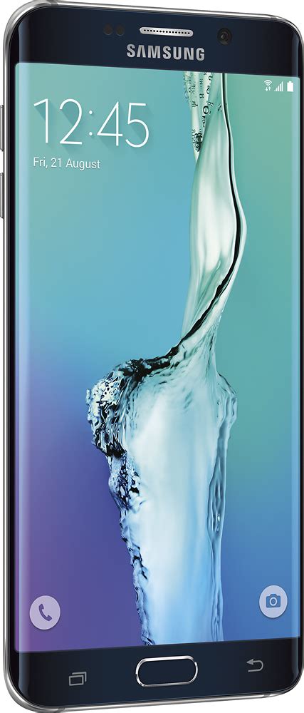 Best Buy Samsung Galaxy S6 Edge 4g Lte With 64gb Memory Cell Phone Black Sapphire Verizon