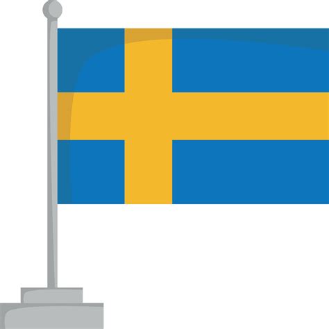 National Flag Of Sweden Illustration 47854137 Vector Art At Vecteezy