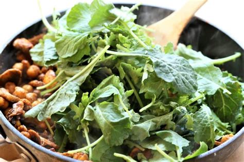 Smoked Chickpea Kale Stirfry One Pot Meal That Is Ready In Fifteen Minutes