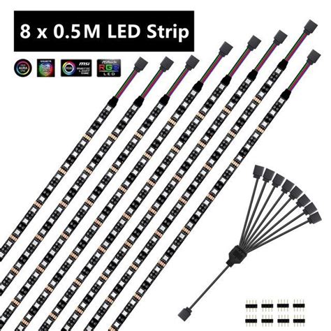 V Rgb Led Strip Light Pin Led Headers For Pc Computer Case