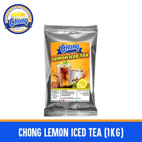 Chong Palamig Lemon Iced Tea Kg Pack Chong Cafe