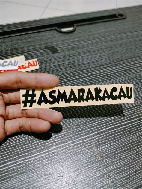 Stiker Cutting Asmara Kacau Stiker Motor Lazada Indonesia