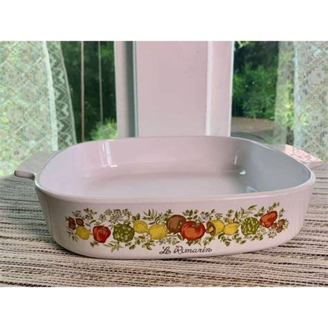 Corningware Kitchen Vintage Corning Ware Square Spice Of Life Le