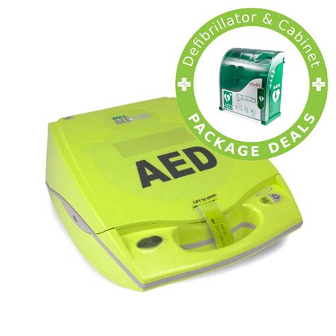 Zoll Aed Plus Fully Automatic Defibrillator And Aivia Indoor Cabinet