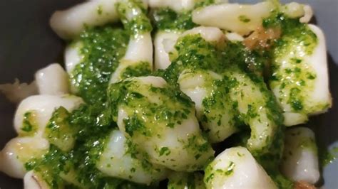 Cómo hacer sepia en salsa verde paso a paso