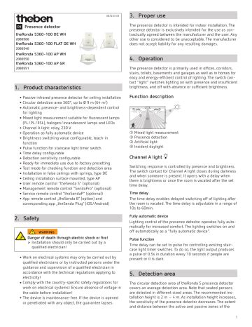 Theben Theronda S Flat De Wh Operating Instructions Manualzz