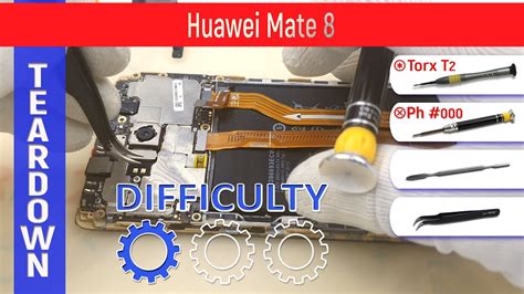 Huawei Mate 8 NXT AL10 Teardown Take Apart Tutorial YouTube