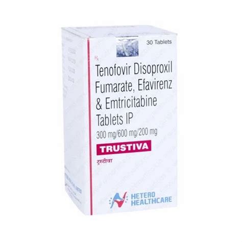 1100 Mg Tenofovir Disoproxil Fumarate Efavirenz And Emtricitabine