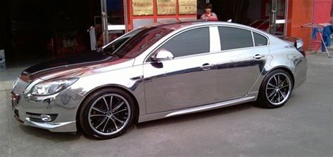 Chrome Silver Car Wrapping Film - Chrome Silver Car Color Change Foil ...