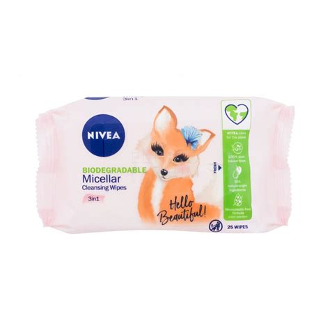 Nivea Cleansing Wipes Micellar Chusteczki Oczyszczaj Ce Dla Kobiet