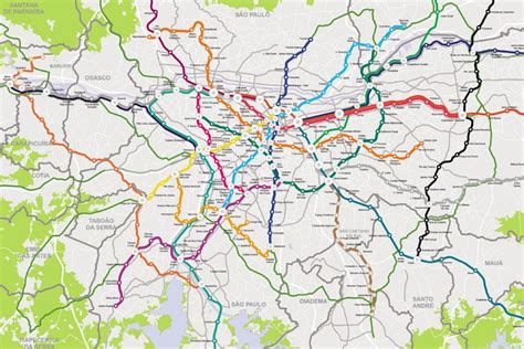 Em mapa discreto Metrô dá pistas sobre futuras linhas e expansões