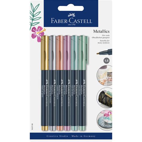 Zestaw Pisak W Metalicznych Faber Castell Sztuk Faber Castell