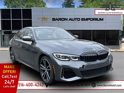 Used 2020 Bmw 3 Series M340i Xdrive Sedan For Sale In Roslyn Heights Ny 11577 Baron Auto Emporium