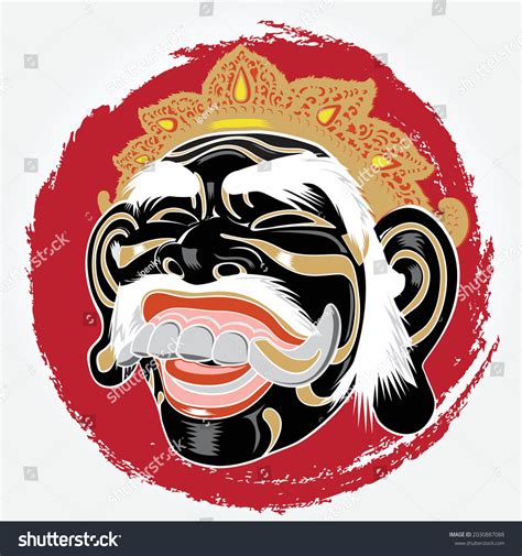 Vector Illustration Cartoon Vector Barong Man Vetor Stock Livre De