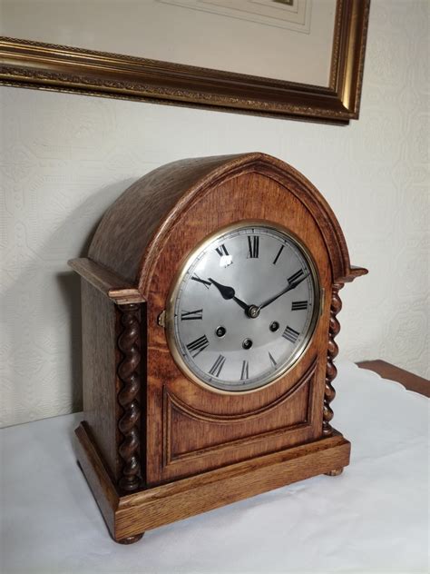 Gustav Becker Westminster Chime Bracket Mantel Clock