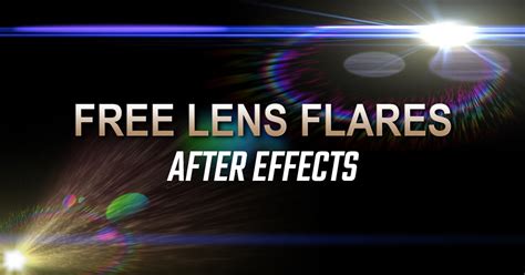 Creation Lens Flares For After Effects Creation Effects