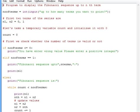 Write Python Program To Print Fibonacci Series