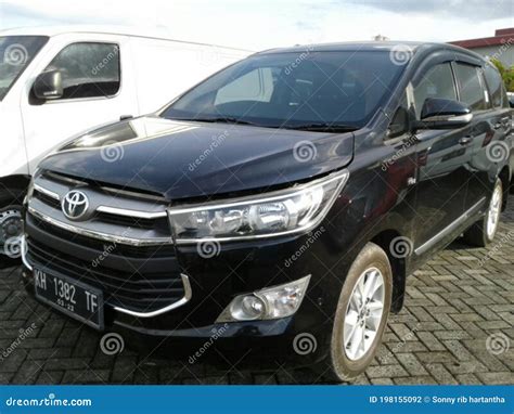 Black Color of Toyota Innova 4 Editorial Photography - Image of bumper ...